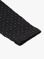 Jompers Men's Black Chikankari Embroidered and Sequence Kurta Only | Grocsy