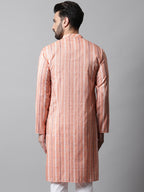 Jompers Men's Coral Geomatric Printed Kurta | Grocsy