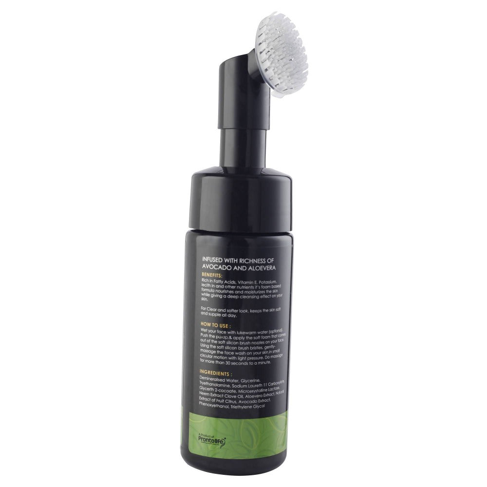Zobha Foaming Face Wash - Avocado and Aloe Vera | Grocsy