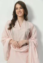 Joban Fashion Cream Cotton Kurta Set | Grocsy