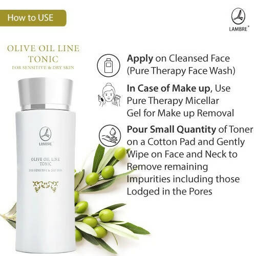 Lambre Olive Oil Line Tonic Toner | Grocsy
