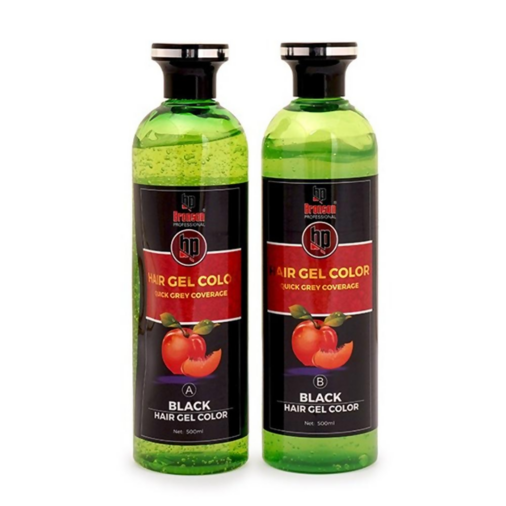Bronson Professional Fruit Vinegar Gel Hair Colur Dye Natural Black | Grocsy