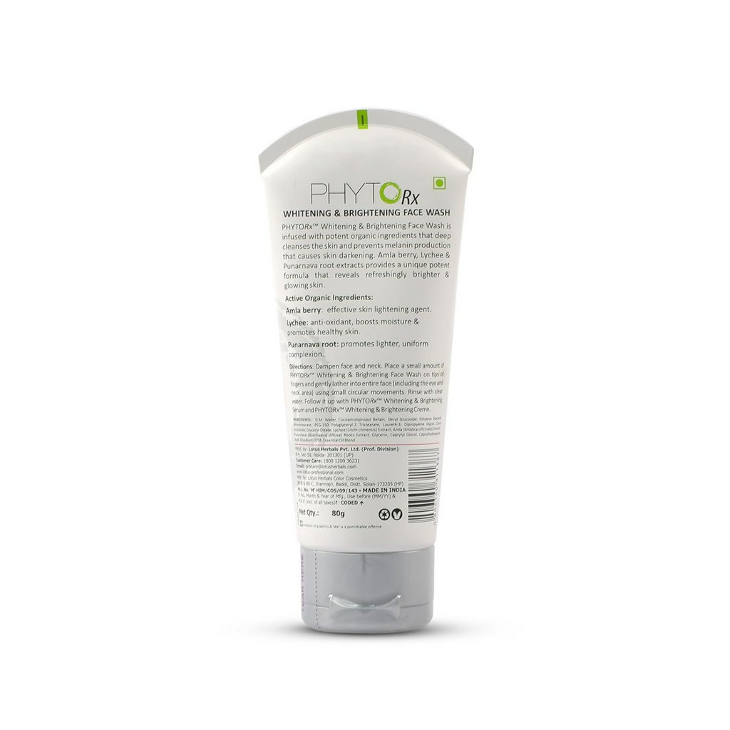 Lotus Professional Phyto Rx Whitening & Brightening Face Wash | Grocsy