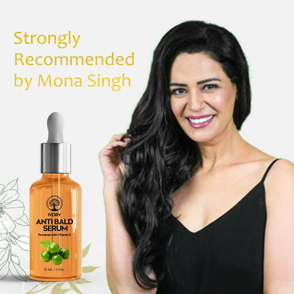 Ivory Natural Bald Serum For Baldness, Hair Thinning And Hair Fall | Grocsy