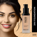 Faces Canada Flawless Matte Foundation - Caramel Natural 023 | Grocsy