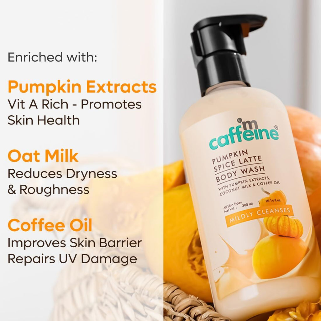 mCaffeine Pumpkin Spice Latte Body Wash | Grocsy