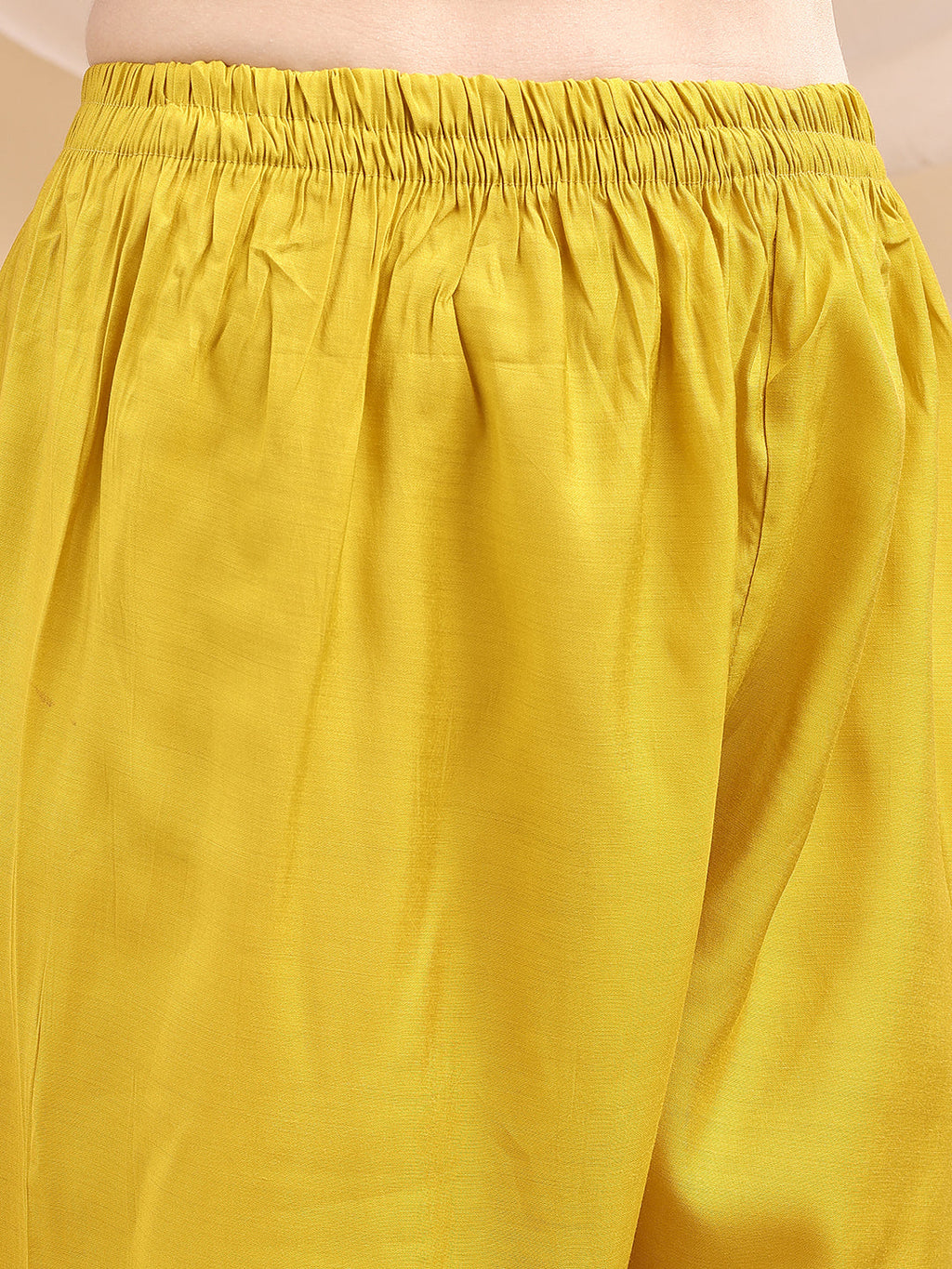 Sequined Embroidered Kurta With Pant & Printed Dupatta, Yellow - Hiral Fashion | Grocsy