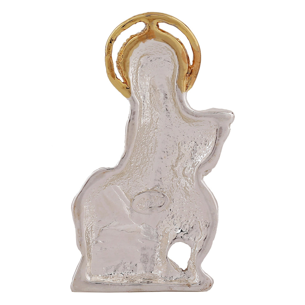 Estele Gold-Polished Divine Bal Lord Krishna Idol for Home/Car Decor