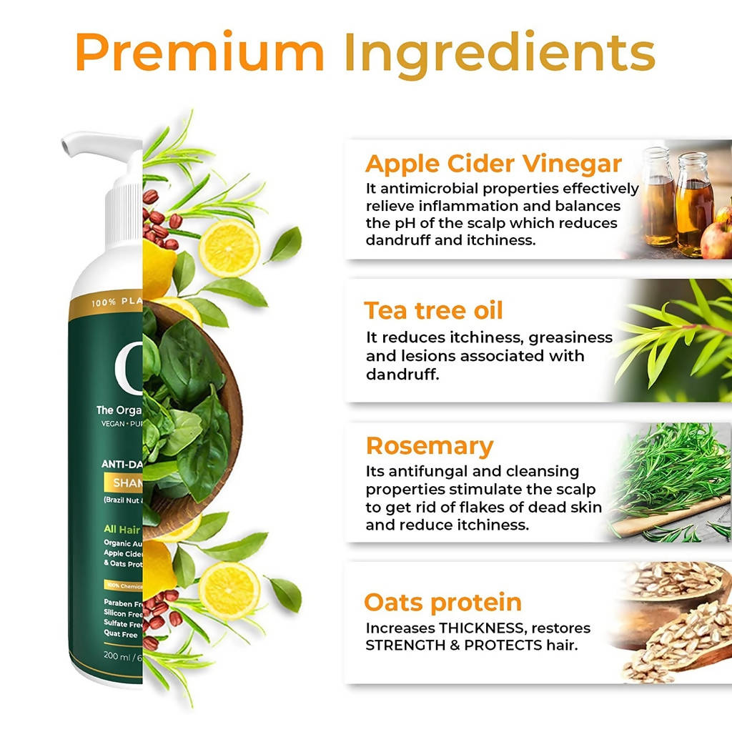 The Organic Forest Anti-Dandruff Shampoo | Grocsy