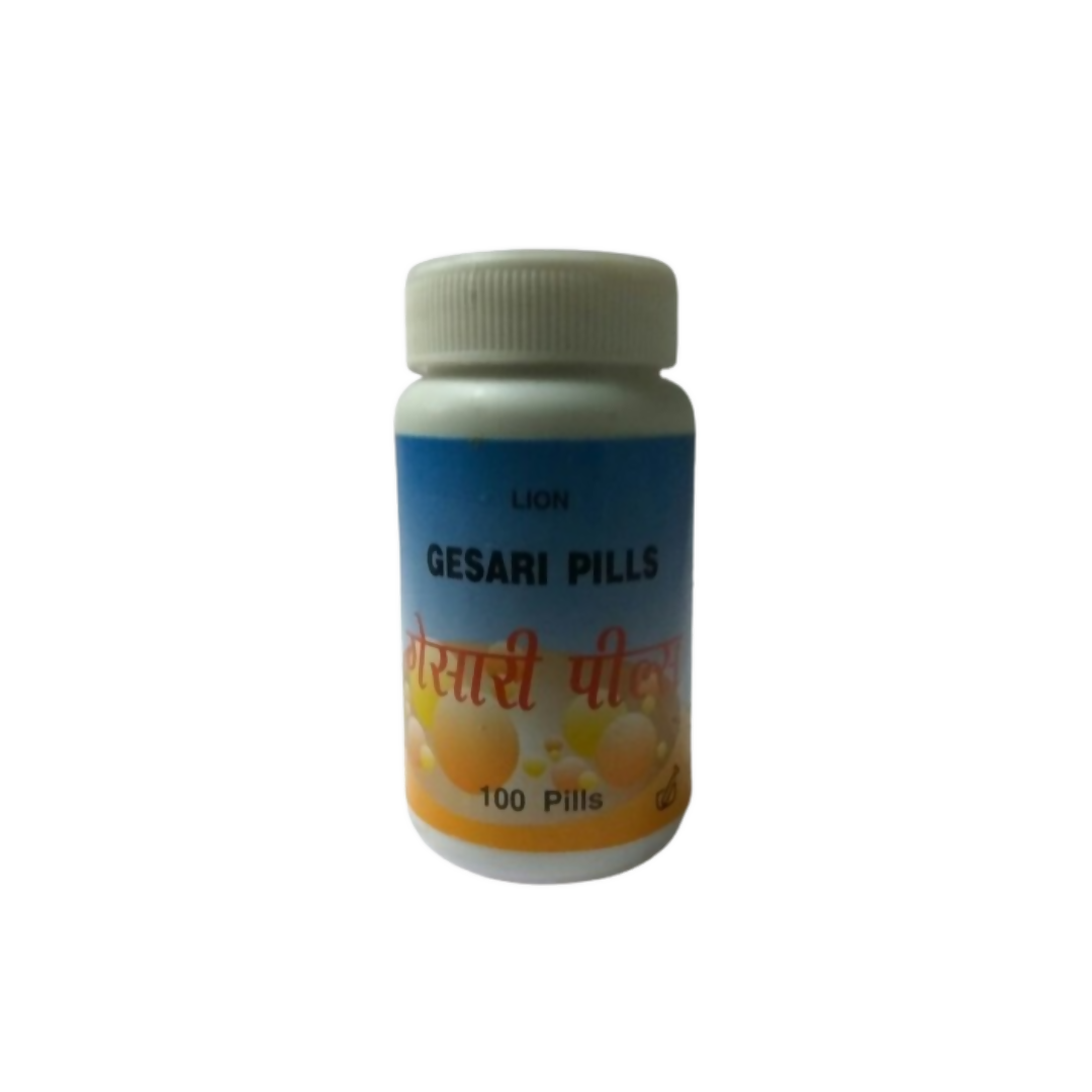 Lion Ayurveda GESARI PILLS, White | Grocsy