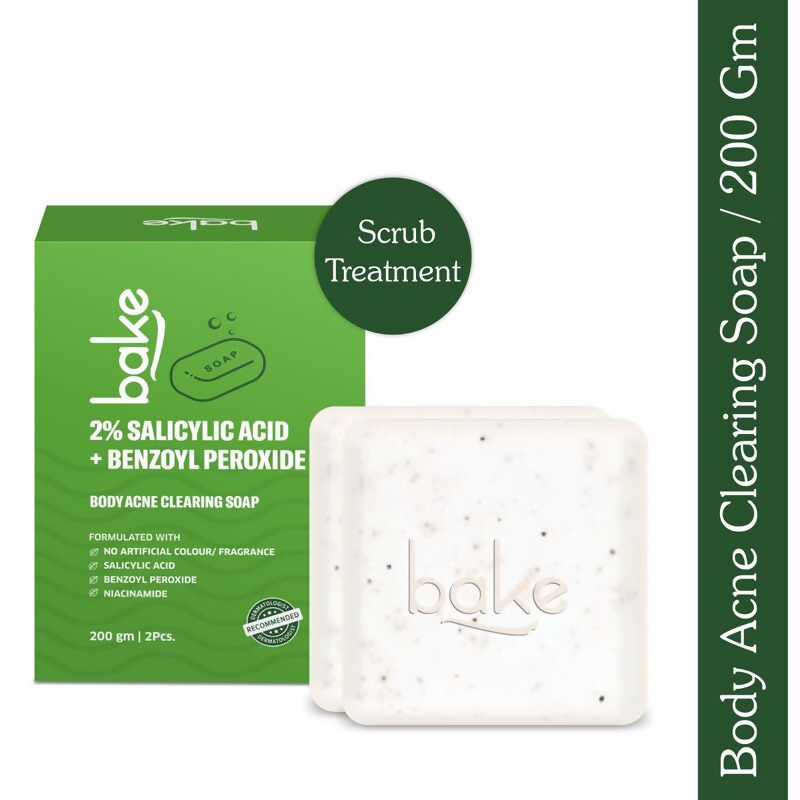 Bake 2% Salicylic Acid Soap for Face & Body Acne | Grocsy