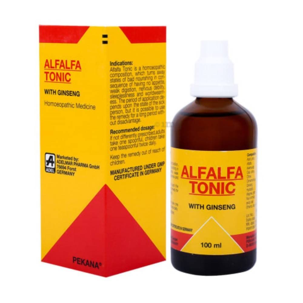 Adel Homeopathy Alfalfa Tonic With Ginseng | Grocsy