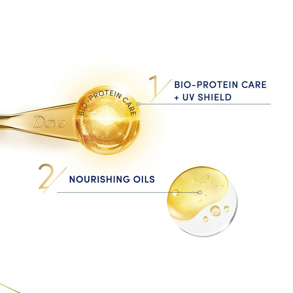 Dove Radiant Shine + UV Protect Hair Serum | Grocsy