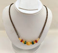 Simple Multicolor Blackbeads / Mangalsutra | Grocsy