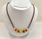 Simple Multicolor Blackbeads / Mangalsutra | Grocsy