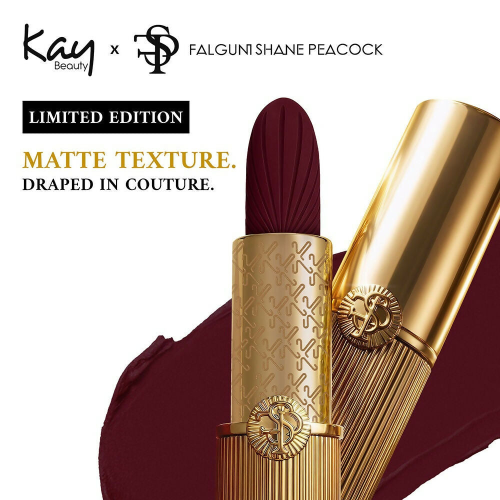 Kay Beauty x Falguni Shane Peacock Luxe Matte Lipstick - Mulberry Cashmere | Grocsy