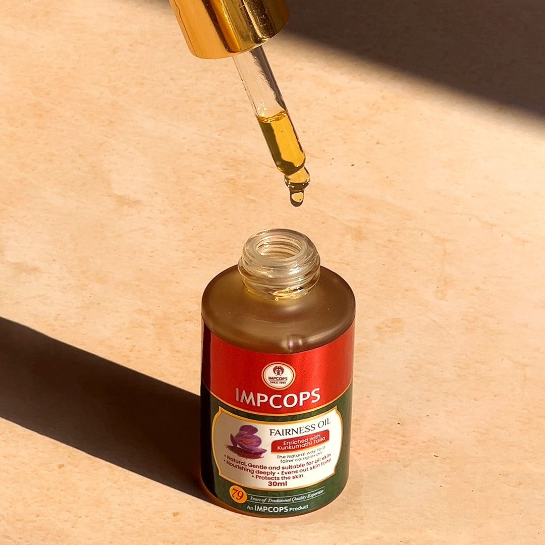 Impcops Fairness Oil – Enriched With Kunkumathi Taila | Grocsy