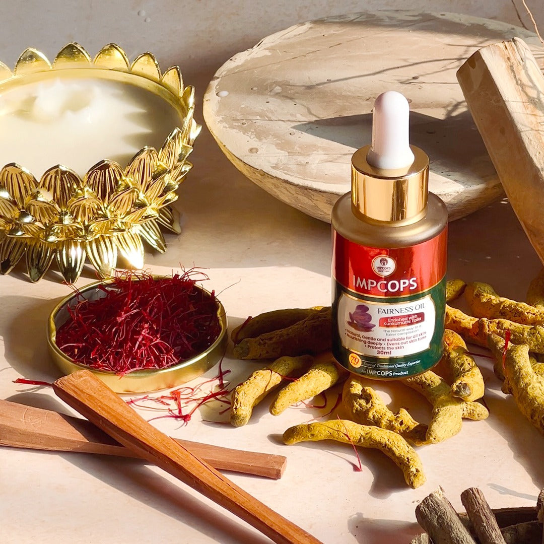 Impcops Fairness Oil – Enriched With Kunkumathi Taila | Grocsy