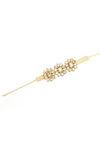 Mominos Fashion Joharkamal Gold-Polished Brass Finish Stone Choker For Women & Girls (Golden) | Grocsy