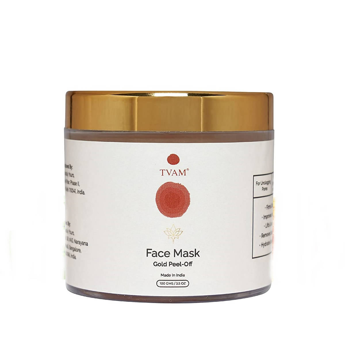 Tvam Gold Peel Off Face Mask | Grocsy