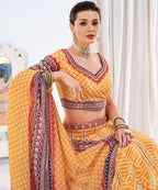 Wedding Designer Yellow Chinon Lehengha Choli - Anbazaar | Grocsy