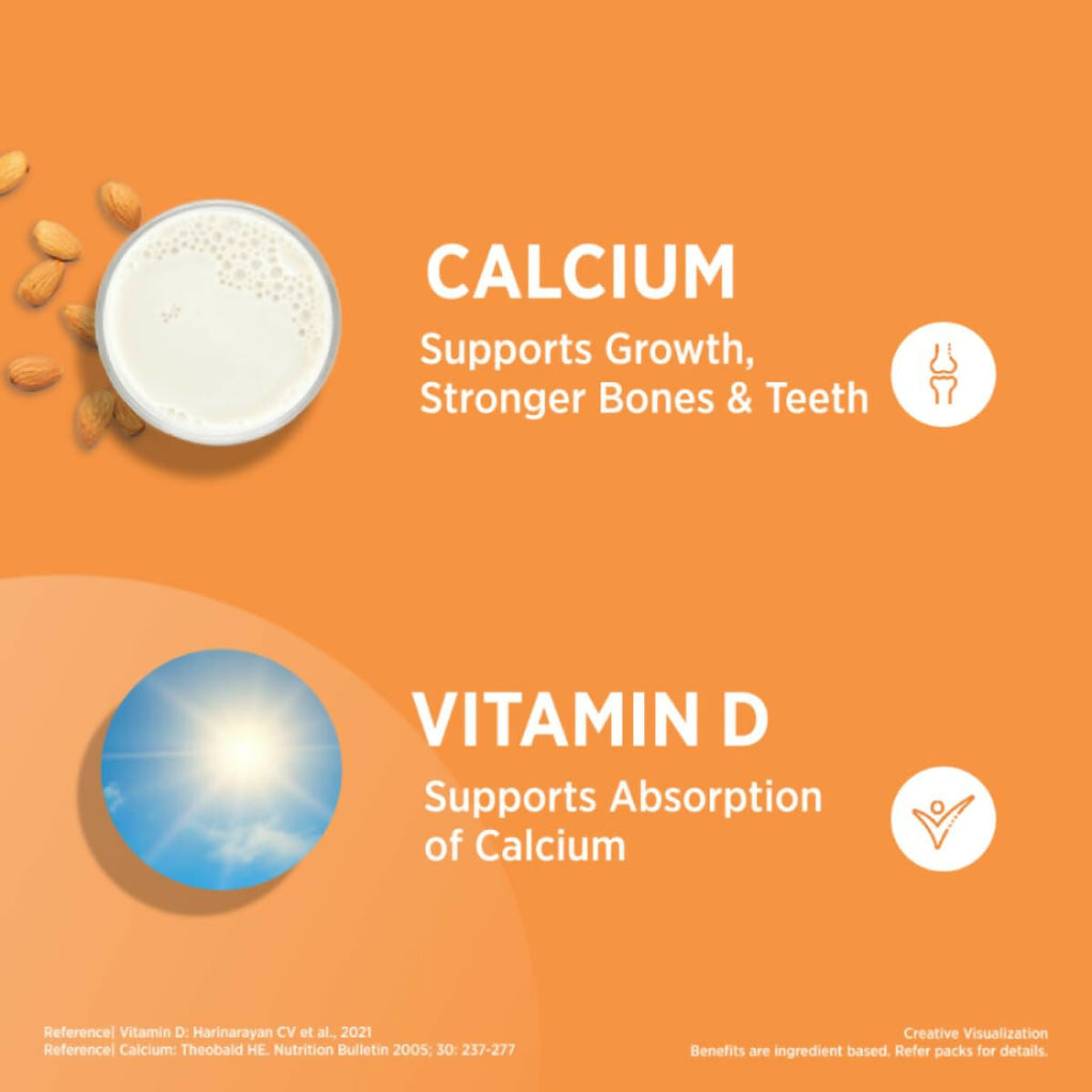 Centrum OstoCalcium 300 Suspension for Kids, Vit D & Calcium to support Growth, Strong Bones & Teeth | Grocsy