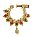 Multicolor AD Latest Nose Ring | Grocsy