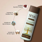 Sesa Strong Roots Sulphate Free Hair Strengthening Shampoo | Grocsy