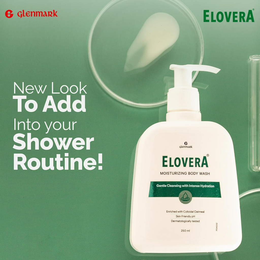 Glenmark Elovera Moisturising Body Wash | Grocsy