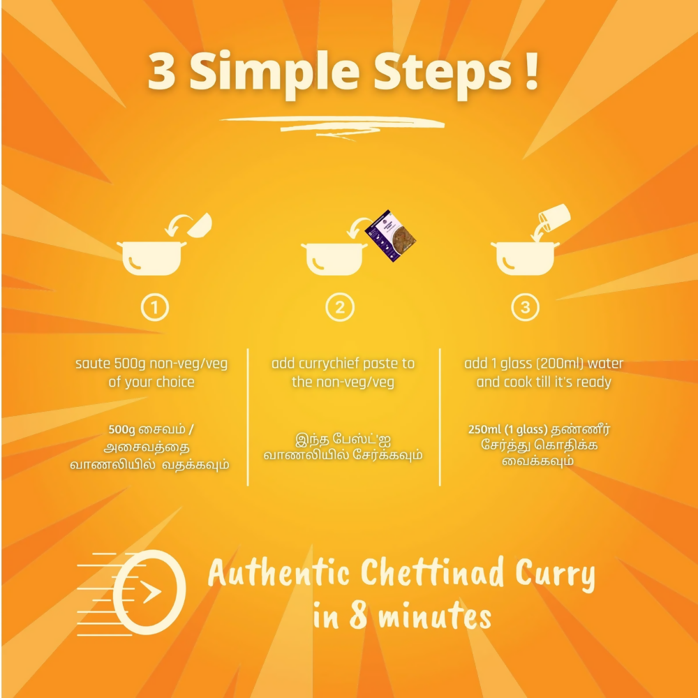 CurryChief Chettinad Value Meal Combo | Grocsy