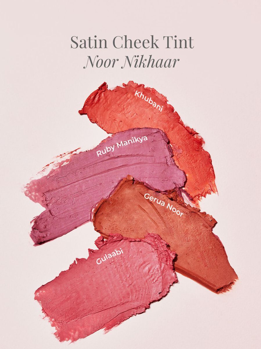 Forest Essentials Noor Nikhaar Satin Cheek Tint Manikya - Ruby | Grocsy