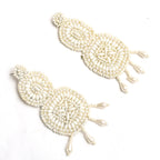 Mominos Fashion Johar Kamal Handicraft Pearls Necklace with Earrings For Women