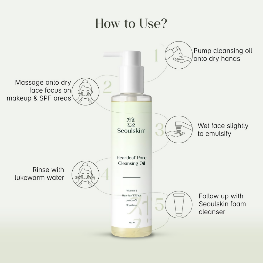 Seoulskin Heartleaf Cleansing Oil | Grocsy