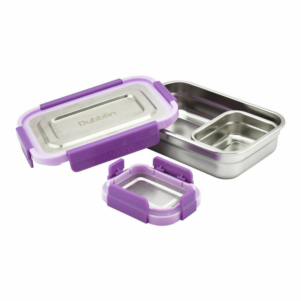 Dubblin Dineout Junior Stainless Steel Lunch Box | Grocsy