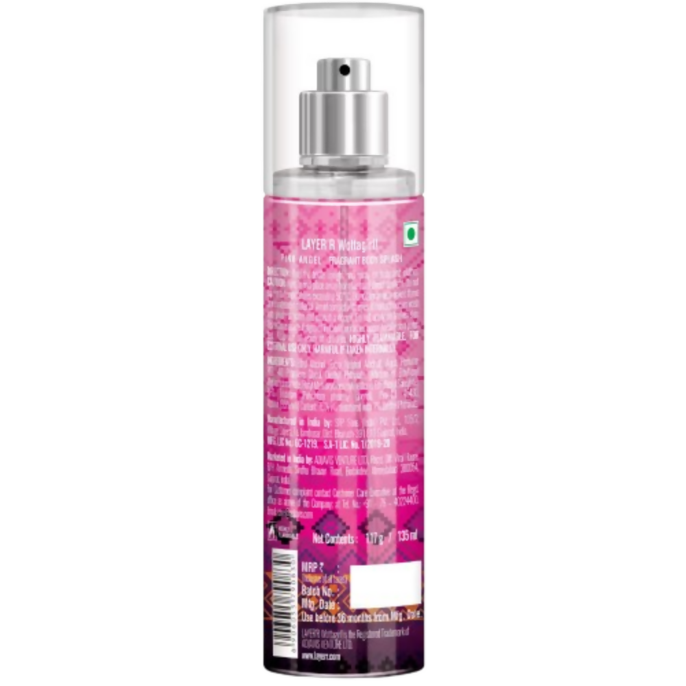 Layerr Wottagirl Pink Angel Body Splash For Her | Grocsy