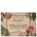 Kama Ayurveda Rose, Cinnamon & Orange soap 125gm | Grocsy