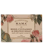 Kama Ayurveda Rose, Cinnamon & Orange soap 125gm | Grocsy