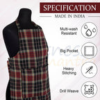 Fitness Mantra Waterproof Kitchen Apron For Men & Women-Multicolour | Grocsy