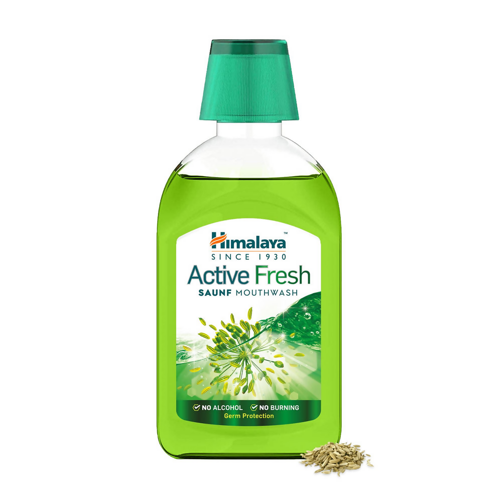Himalaya Herbals Active Fresh Saunf Mouthwash | Grocsy