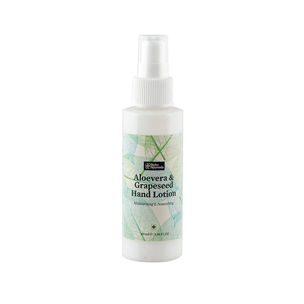 Bipha Ayurveda Aloevera & Grapeseed Hand Lotion | Grocsy