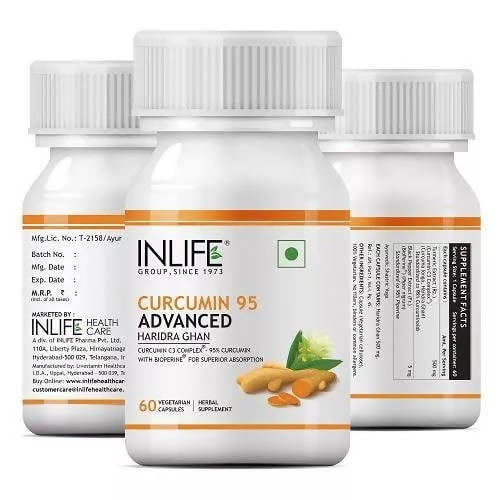 Inlife Curcumin 95 Advanced Capsules | Grocsy