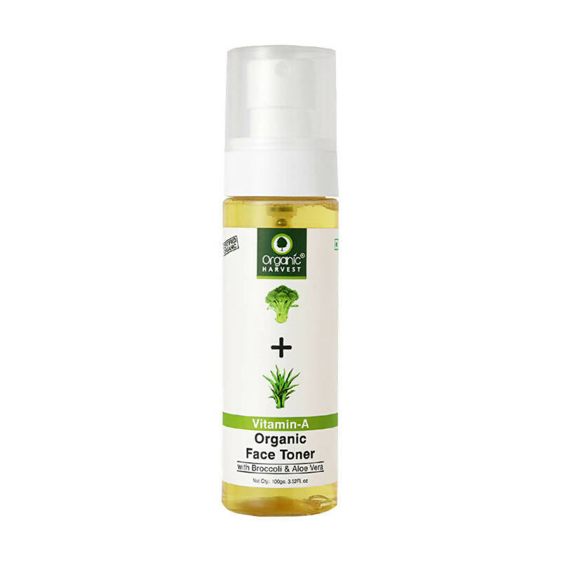 Organic Harvest Vitamin A Organic Face Toner with Broccoli & Aloe Vera | Grocsy
