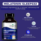 End2End Nutrition Melatonin Sleepzzz Tablets