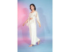 Off White Georgette Sequence With Thread Designer Co-Ord Set - Flory | Grocsy