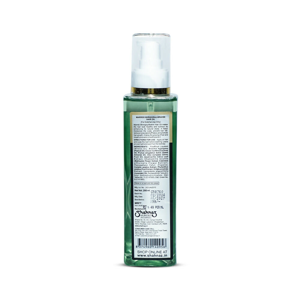 Shahnaz Husain Marrdd Bhringraj-Brahmi Hair Oil | Grocsy
