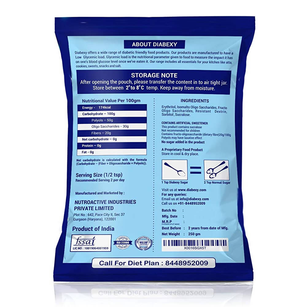 Diabexy Sugar Free Sweetener for Diabetes | Grocsy