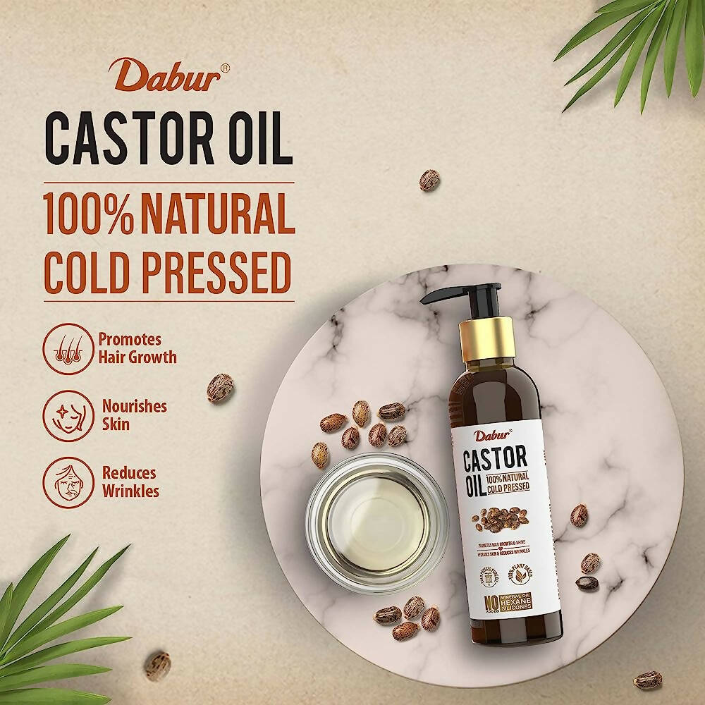 Dabur Castor Oil 100% Natural Cold Pressed | Grocsy