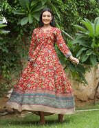 Kaajh Women's Maroon Kalamkari Print Viscose Rayon Cord Set | Grocsy