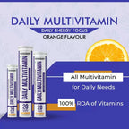 Nutracology Daily Multivitamin Effervescent Tablets With Vitamins & Minerals For Men & Women | Grocsy