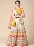 Lehenga Mart Designer Wedding Lehenga Choli For Women - Multi | Grocsy